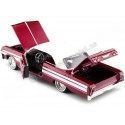 Cochesdemetal.es 1964 Chevrolet Impala Granate lowrider / Blanco 1:24 Motor Max 79021