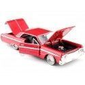 Cochesdemetal.es 1964 Chevrolet Impala Coupe Rojo 1:24 Motor Max 73259