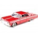 Cochesdemetal.es 1964 Chevrolet Impala Coupe Rojo 1:24 Motor Max 73259