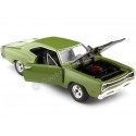 Cochesdemetal.es 1969 Dodge Coronet Super Bee Verde / Negro 1:24 Motor Max 73315