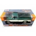 Cochesdemetal.es 1979 Ford F150 Pickup Custom Verde / Beige 1:24 MOTOR MAX 79346