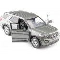 Cochesdemetal.es 2022 Ford Explorer XLT Gris Metalizado 1:24 Motor Max 79378