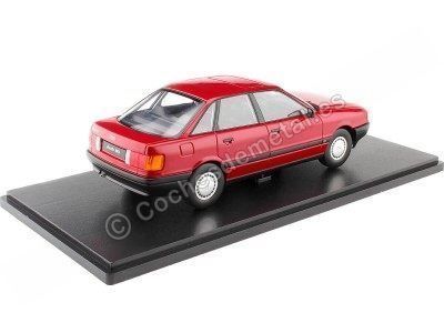 Cochesdemetal.es 1989 Audi 80 B3 Rojo Tornado 1:18 Triple-9 1800343 2