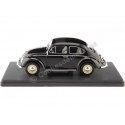 Cochesdemetal.es 1960 Volkswagen VW Beetle Käfer 1200 Negro 1:24 WhiteBox 124177