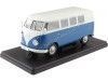 Cochesdemetal.es 1960 Volkswagen VW T1 Kombi Azul/Blanco 1:24 WhiteBox 124179