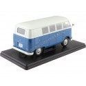 CARSDEMETAL.ES 1960 Volkswagen VW T1 Kombi Blue / White 1:24 Whitebox 124179