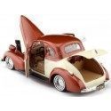 Cochesdemetal.es 1939 Chevrolet Coupe Lowrider Custom Marrón/Beige 1:24 Motor Max 79028