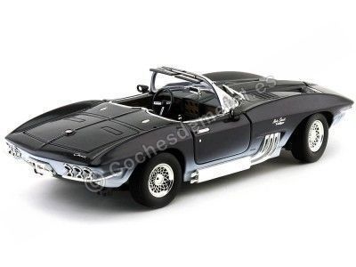 Cochesdemetal.es 1961 Chevrolet Corvette Convertible "Mako Shark" Azul 1:18 Motor Max 73102 2