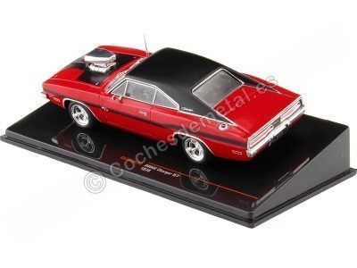 Cochesdemetal.es 1970 Dodge Charger R/T Rojo/Negro 1:43 IXO Models CLC475N.22 2