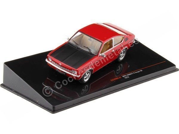 Cochesdemetal.es 1976 Opel Kadett C Coupe SR Rojo/Negro 1:43 IXO Models CLC490N.22