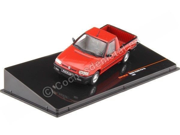 Cochesdemetal.es 1995 Skoda Felicia Pick Up Rojo 1:43 IXO Models CLC474N.22