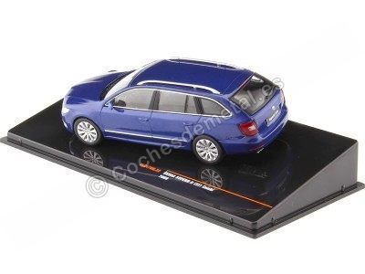 Cochesdemetal.es 2008 Skoda Superb II (3T) Combi Azul Metalizado 1:43 IXO Models CLC470N.22 2