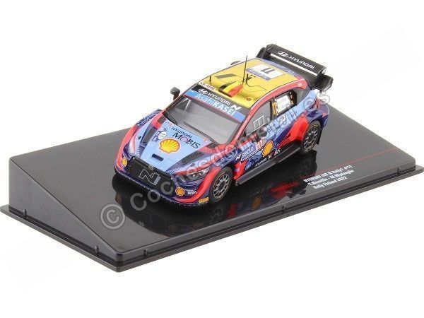 Cochesdemetal.es 2022 Hyundai i20 N Rally1 Nº11 Neuville/Wydaeghe Rally Finlandia 1:43 IXO Models RAM866LQ.22