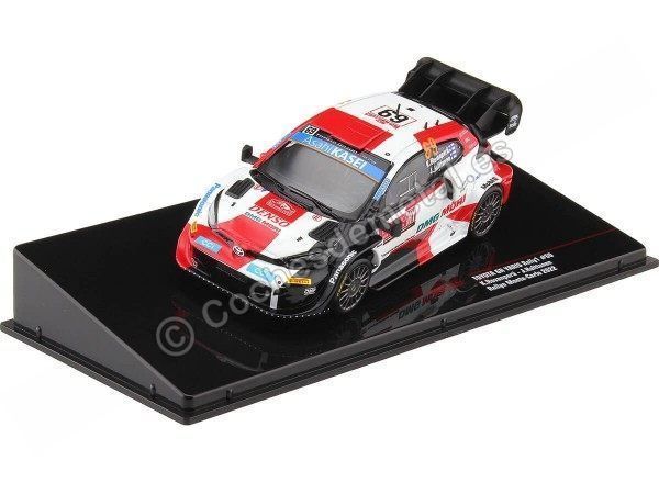 Cochesdemetal.es 2022 Toyota GR Yaris Rally1 Nº69 Rovanpera/Halttunen Rally Monte Carlo 1:43 IXO Models RAM833