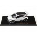 Cochesdemetal.es 2022 Toyota gr yaris pandem Blanco / nègre 1:43 Modèles ixo MOC327.22