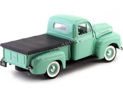 Cochesdemetal.es 1948 Ford F-1 Pick Up Cubierto Verde Claro 1:18 Lucky Diecast 92218 2