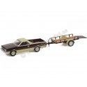 Cochesdemetal.es 1984 Chevrolet El Camino + Remolque "Hitch & Tow Series 24" 1:64 Greenlight 32240B