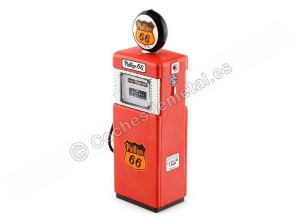 Cochesdemetal.es 1951 Surtidor Wayne 505 Gas Pump Phillips 66 Ethyl 1:18 Greenlight 14070A