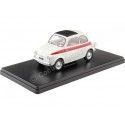 Cochesdemetal.es 1960 Fiat 500 Blanco/Rojo 1:24 WhiteBox 124182