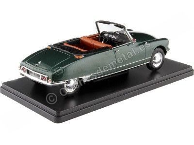 Cochesdemetal.es 1963 Citroen DS 19 Descapotable Verde Metalizado 1:24 WhiteBox 124180 2