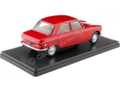 Cochesdemetal.es 1968 Peugeot 204 Rojo 1:24 WhiteBox 124181 2