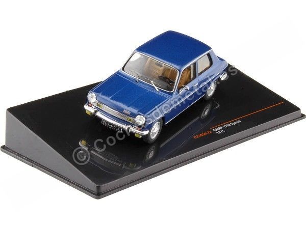 Cochesdemetal.es 1971 Simca 1100 Special Azul Metalizado 1:43 IXO Models CLC495N.22