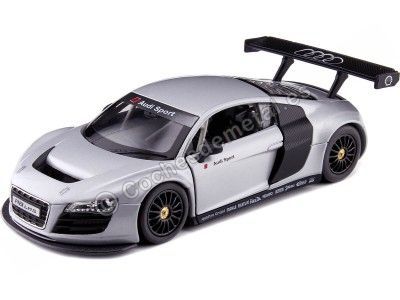 Cochesdemetal.es 2011 Audi R8 LMS Ultra "Audi Sport" Gris Metalizado 1:24 Rastar 56100