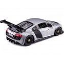 Cochesdemetal.es 2011 Audi R8 LMS Ultra "Audi Sport" Gris Metalizado 1:24 Rastar 56100