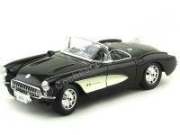 1957 Chevrolet Corvette Convertible Negro/Blanco 1:18 Maisto 31139