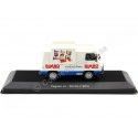 CARSDEMETAL.ES 1984 PEGASUS FURGONET SAB J4 "Bimbo" [B-3718-GZ] blanc / bleu 1:43 Salvat Peg021