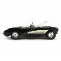 1957 Chevrolet Corvette Convertible Negro-Blanco 1:18 Maisto 31139 Cochesdemetal 7 - Coches de Metal 