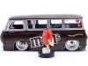 Cochesdemetal.es 1965 Ford Econoline + Figura "M&Ms Rojo" Marrón/Plateado 1:24 Jada Toys 32027 253255065