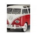 Cochesdemetal.es 1961 Volkswagen T1 Samba Bus "Kit de modèle en plastique" Rojo / Blanco 1:24 Revell 67399