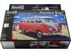 Cochesdemetal.es 1961 Volkswagen T1 Samba Bus "Kit de modèle en plastique" Rojo / Blanco 1:24 Revell 67399