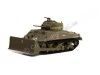 Cochesdemetal.es 1944 Tanque M4 Sherman Dozer con Accesorio de Movimiento de Tierras "Battalion 64 Series 2" Verde 1:64 Green...