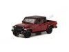 Cochesdemetal.es 2021 Jeep Gladiator Willys "Battalion 64 Series 2" Burdeos Metalizado 1:64 Greenlight 61020F