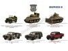 Cochesdemetal.es Lote de 6 Modelos "Battalion 64 Series 2" 1:64 Greenlight 61020