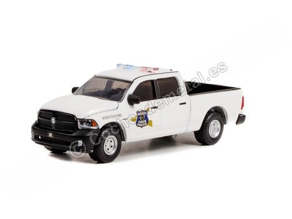 Cochesdemetal.es 2018 Dodge Ram 1500 Indiana State Police "Hot Pursuit series 41" 1:64 Greenlight 42990C