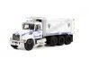 Cochesdemetal.es 2019 Camión Mack Granite Con Volquete Policía NYPD "H.D. Trucks Series 16" Blanco 1:64 Greenlight 45160B