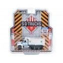 Cochesdemetal.es 2019 Camión Mack Granite Con Volquete Policía NYPD "H.D. Trucks Series 16" Blanco 1:64 Greenlight 45160B