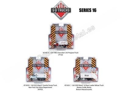 Cochesdemetal.es Lote de 3 Modelos "H.D. Trucks Series 16" 1:64 Greenlight 45160 Lote de 3 Modelos "H.D. Trucks Series 16" 1:... 2