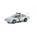 Cochesdemetal.es 1992 Ford Crown Victoria Police Interceptor "Hot Pursuit series 42" Azul/Blanco 1:64 Greenlight 43000B