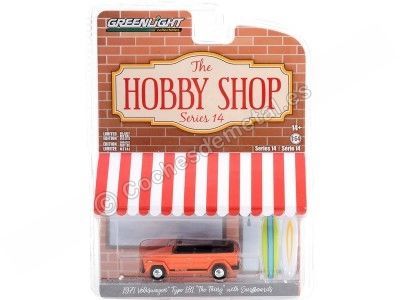 Cochesdemetal.es 1971 Volkswagen Thing (Type 181) "The Hobby Shop Series 14" 1:64 Greenlight 97140C 2