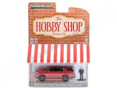 Cochesdemetal.es 2022 Chevrolet Tahoe LT Texas Edition "The Hobby Shop Series 14" 1:64 Greenlight 97140F 2