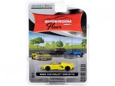 Cochesdemetal.es 2022 Chevrolet Corvette Convertible "Showroom Floor Series 1" 1:64 Greenlight 68010A 2