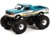 Cochesdemetal.es 1993 Ford F-250 Monster Truck Wildfoot "Kings of Crunch Series 11" 1:64 Greenlight 49110F