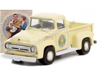 Cochesdemetal.es 1956 Ford F-100 "Norman Rockwell Series 4" 1:64 Greenlight 54060B