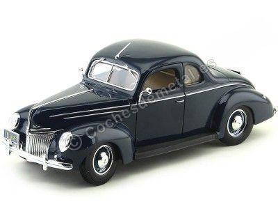 Cochesdemetal.es 1939 Ford Deluxe Tudor Coupé Azul Marino 1:18 Maisto 31180