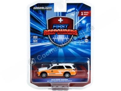 Cochesdemetal.es 2019 Dodge Durango Fire Pennsylvania "Primera Respuesta Series 1" 1:64 Greenlight 67040D 2