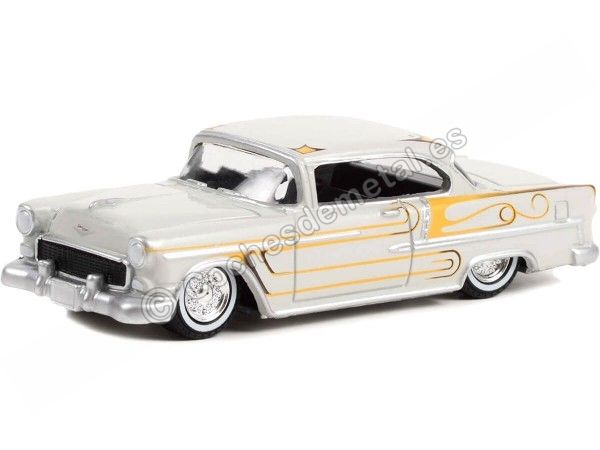 Cochesdemetal.es 1955 Chevrolet Bel Air "California Lowriders Series 2" 1:64 Greenlight 63030A